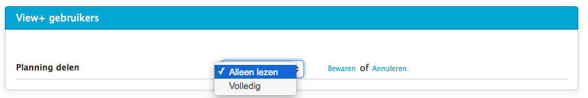 Planning delen